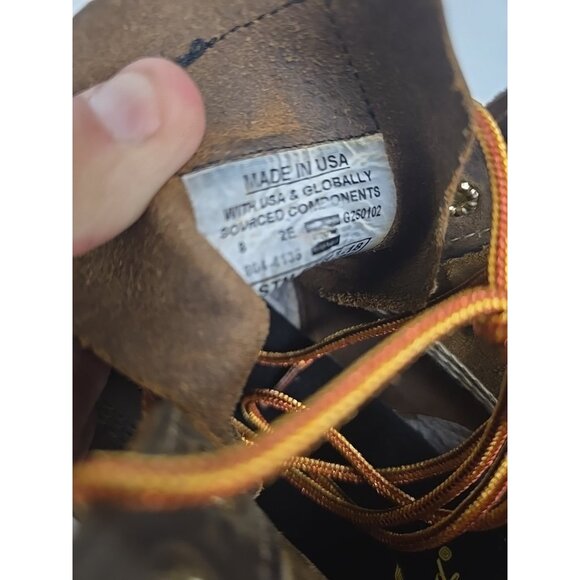 Thorogood Men's 6" Steel Toe 804-4135 Wedge Sole Moc Toe Work Boot (USA) 8 2E - Picture 4 of 7